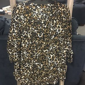 Leopard print blouse